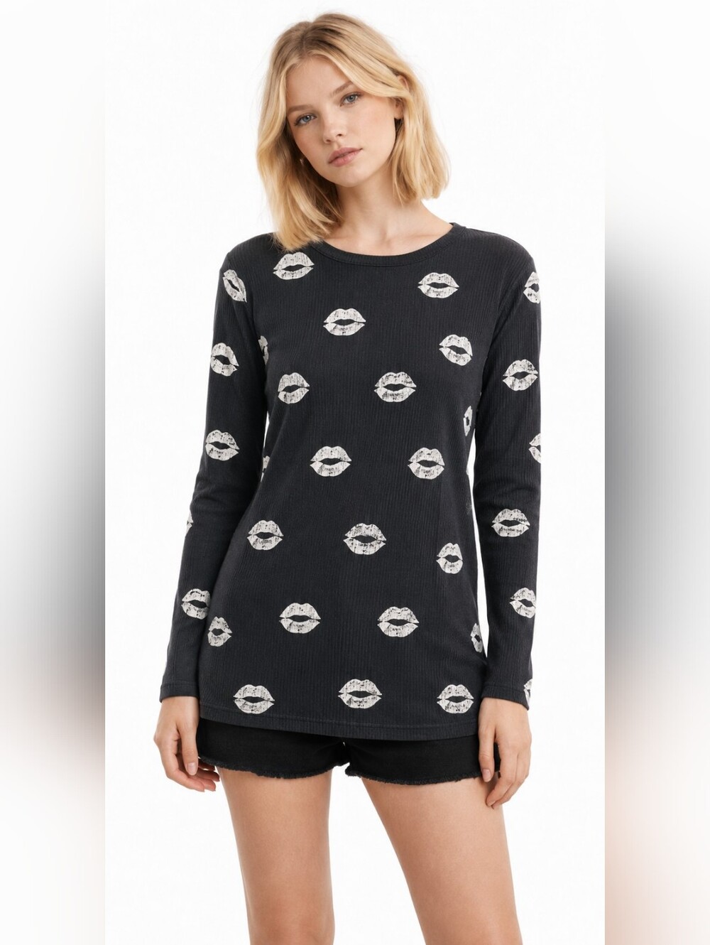 CHASER LIPS WAFFLE TOP